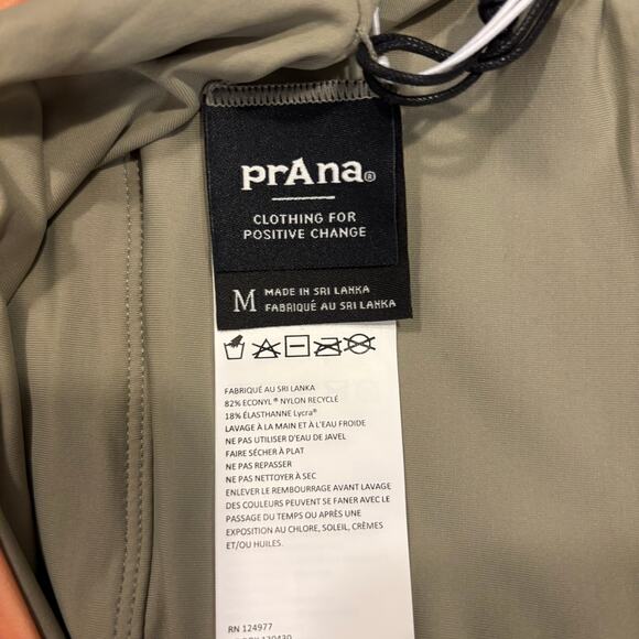 NWT PRANA Willow Falls Reversible Swim Top, Size M, Purple, Orange, Green - Picture 7 of 8